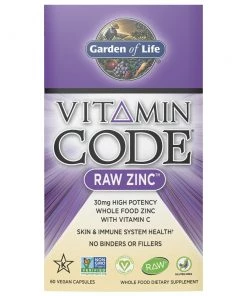 Garden Of Life Vitamin Code Raw Zinc 60VC