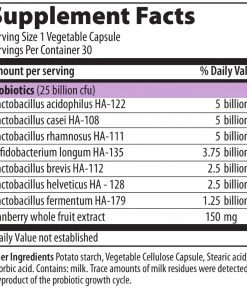 Digestive Support & Probiotics Vibrant Health UT Biotic 30vc