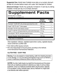 Anti Inflamatory's Garden Of Life Wobenzym N 100T