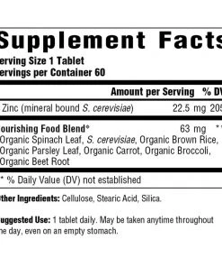 Mega Food MegaFood Zinc 60T Minerals