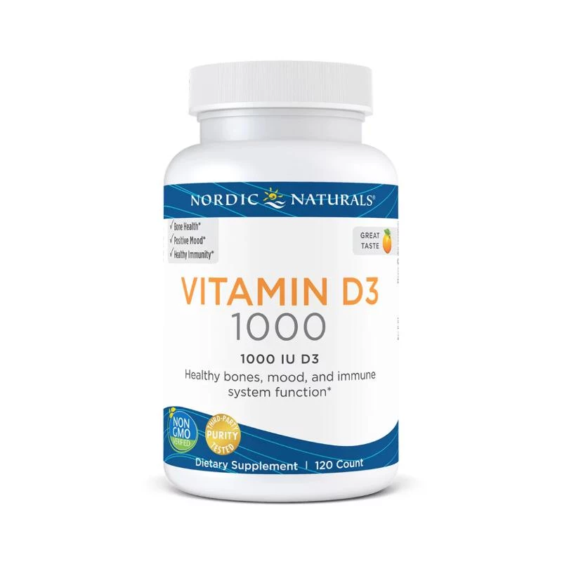 Nordic Naturals Vitamin D3 1000IU 120sg
