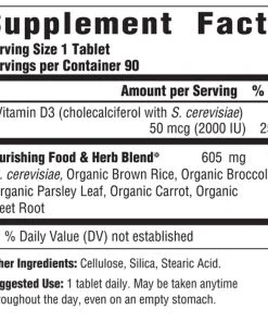 Mega Food MegaFood Vitamin D3 2000IU 30T