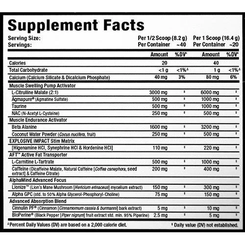 AllMax Nutrition Impact Igniter Pre Workout 20 Servings Pre-Workout