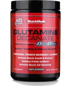 Amino Acids Muscle Meds Glutamine Decanate Unflavored 10oz