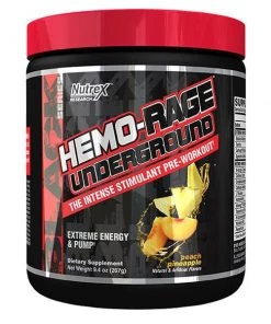 Nutrex Hemo Rage Underground 30 Servings Pre-Workout