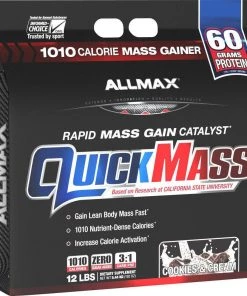 AllMax Nutrition Quickmass 12lb Weight Gainers