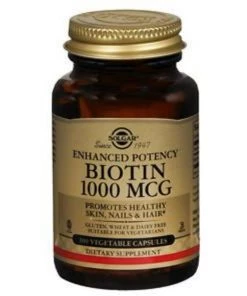 Hair Skin & Nails Solgar Biotin 1000mcg 100vc