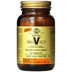Solgar VM75 Iron Free 60T Multi-Vitamin