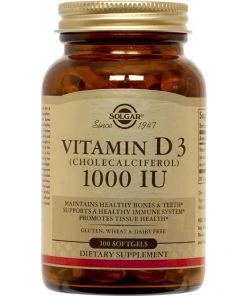 Vitamins Solgar Vitamin D3 1000iu 100sg