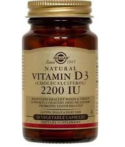 Solgar Vitamin D3 2200iu 50vc Vitamins